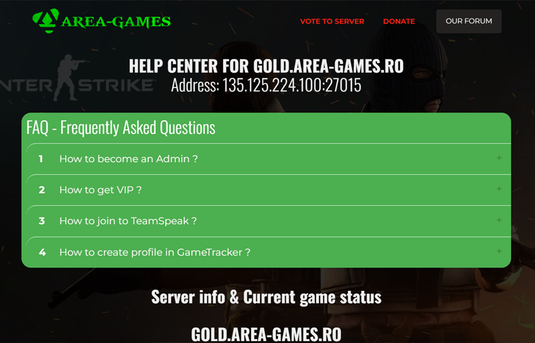 help center gold area games counter strike 1.6